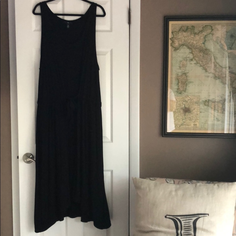Plus size gap hi lo maxi dress